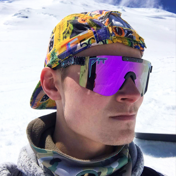 Pit Viper VLFP138The Night Fall Polarized Double Wide Sunglasses