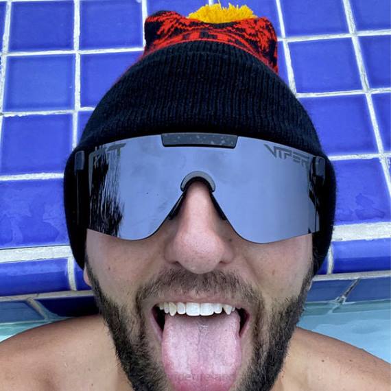 Pit Viper VLFP229Pom Pom Beanie Black