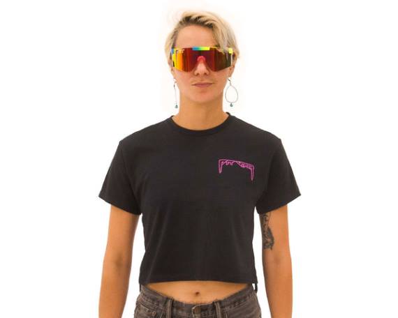 Pit Viper VLFP171Kiss from a Rose Crop Tee