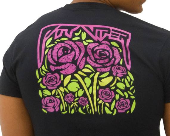 Pit Viper VLFP171Kiss from a Rose Crop Tee